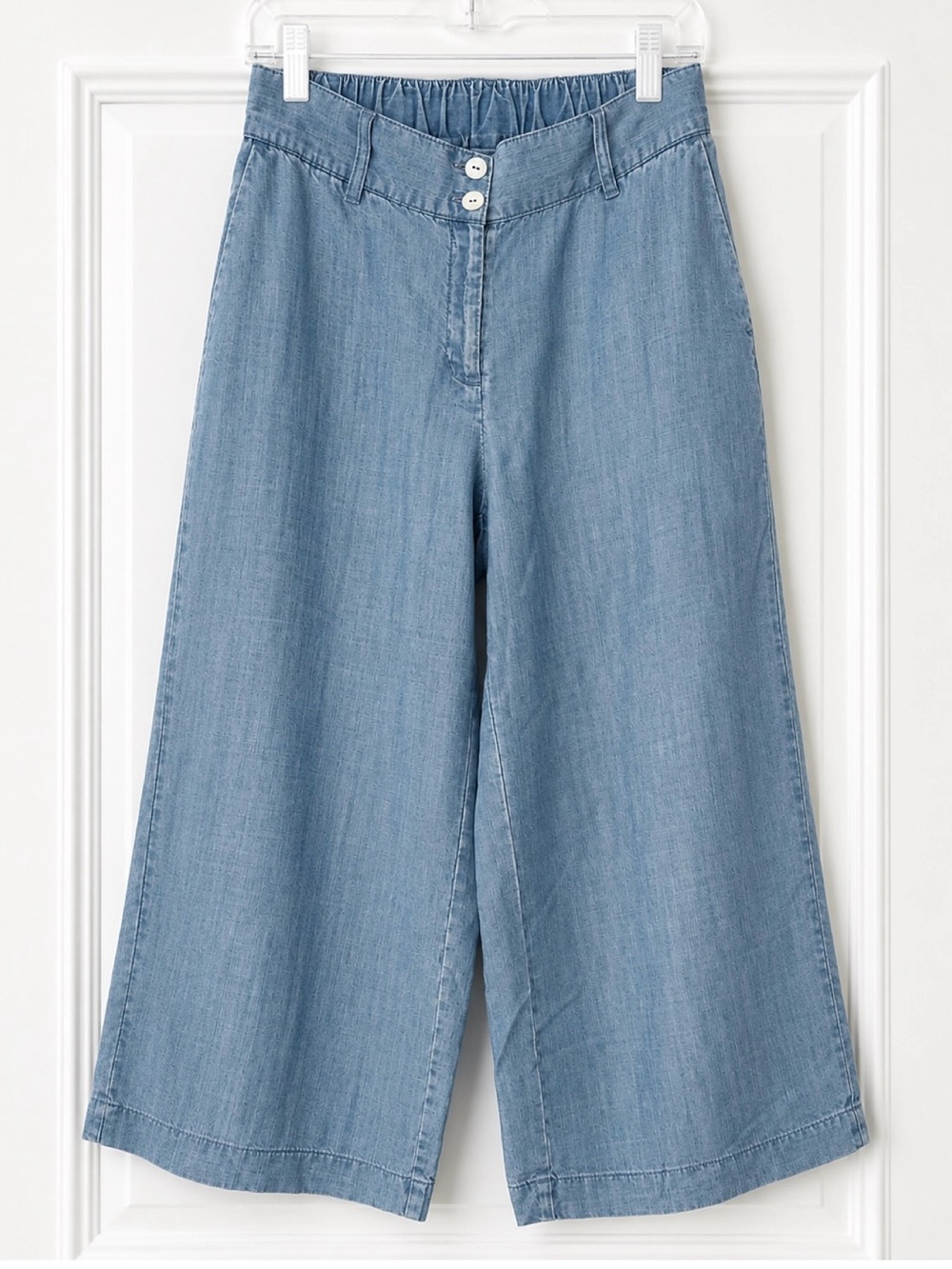 Ruby Rd.  blue lightweight cropped pants - Picture 3 of 8